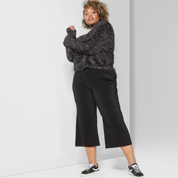 wild fable Pants - NWT WIld Fable Plus Size Bodre Wide Leg Pants